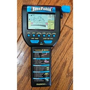 Vintage 1996 Radica Bass Fishin' Electronic Handheld Game - Tested & Working